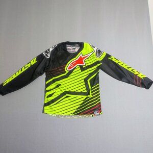 Astars MX motocross / dirt bike jersey kids size M black with graphic design